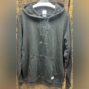 Adidas x Disney Sport, Black Hoodie‎ with Mickey Design